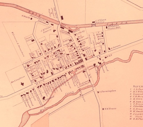 1874 Village Map