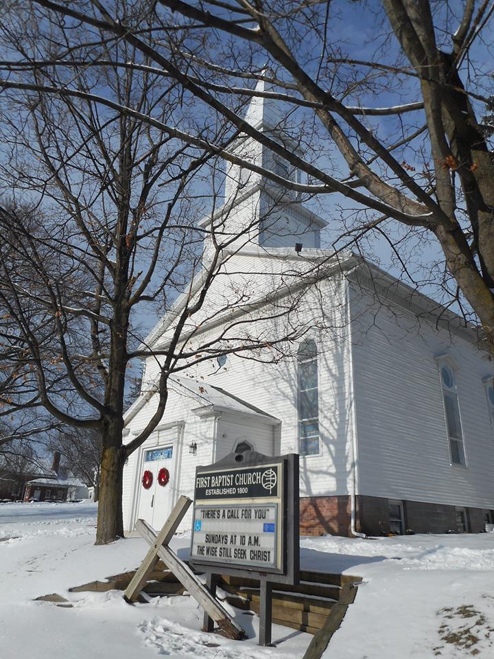 First Baptist Church on Main Street in Macedon