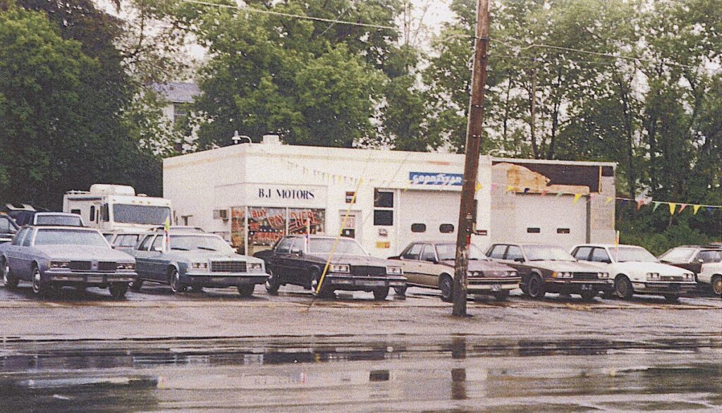 A second bay was added by BJ Motors in 1991.