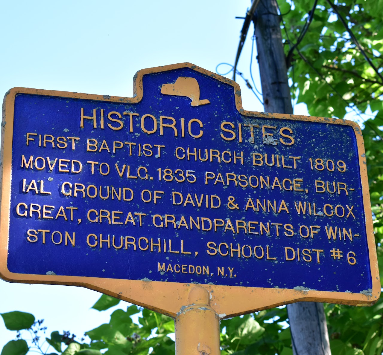 OBC_HistoricMarker Old Baptist Cemetery Historical Marker